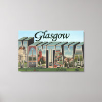 Glasgow, Montana - Große Briefmarkenszenen