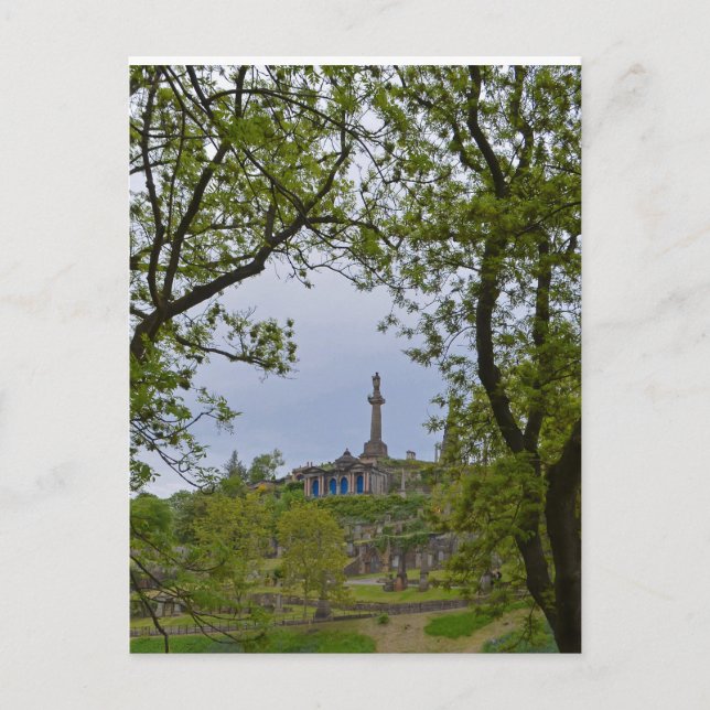 Glasgow Necropolis View Postcard Postkarte (Vorderseite)