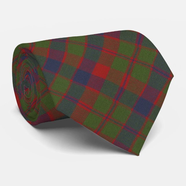 Glasgow Original Scottish Tartan Krawatte (Gerollt)