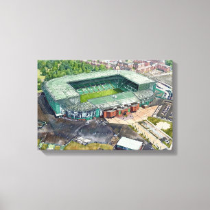 Glasgow Parkhead Fußballstadion Leinwanddruck