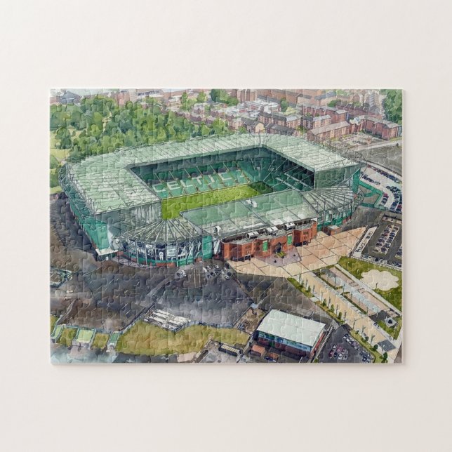 Glasgow Parkhead Fußballstadion Puzzle (Horizontal)