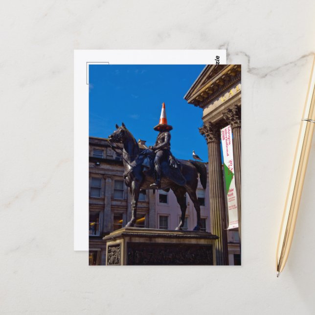 Glasgow Postcard Postkarte (Vorderseite/Rückseite Beispiel)