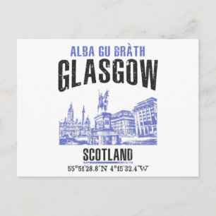 Glasgow Postkarte