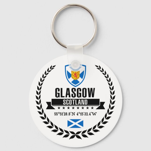 Glasgow Schlüsselanhänger (Vorderseite)