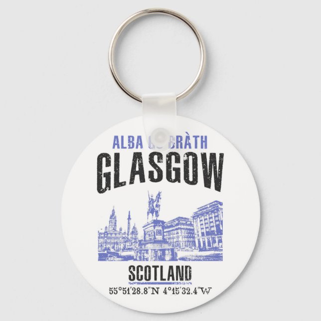 Glasgow Schlüsselanhänger (Vorderseite)