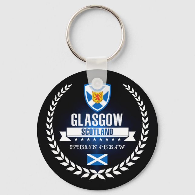 Glasgow Schlüsselanhänger (Vorderseite)