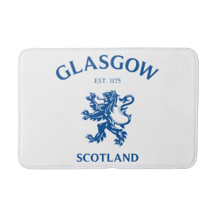 Glasgow Schottland Badematte
