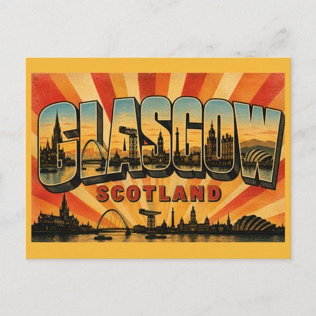 Glasgow Schottland Clyde Arc Postkarte (Vorderseite)