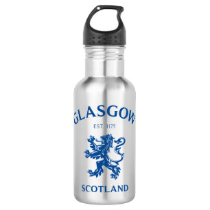 Glasgow Schottland Edelstahlflasche
