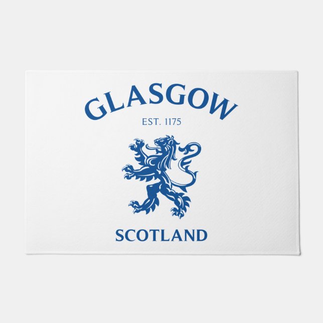Glasgow Schottland Fußmatte (Vorderseite)
