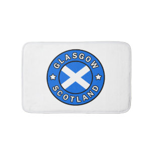 Glasgow Scotland Badematte