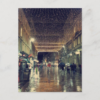 Glasgow Scotland Christmas Lights Feiertagspostkarte