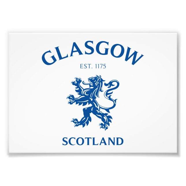 GLASGOW, SCOTLAND FOTODRUCK (Vorne)