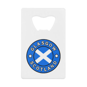 Glasgow Scotland Geldbeutel Flaschenöffner