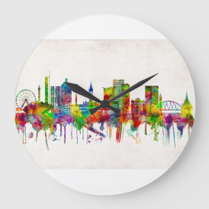 Glasgow Scotland Große Wanduhr