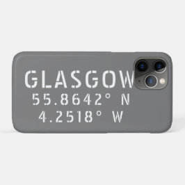 Glasgow Scotland Latitude & Longitude Case-Mate iPhone Hülle