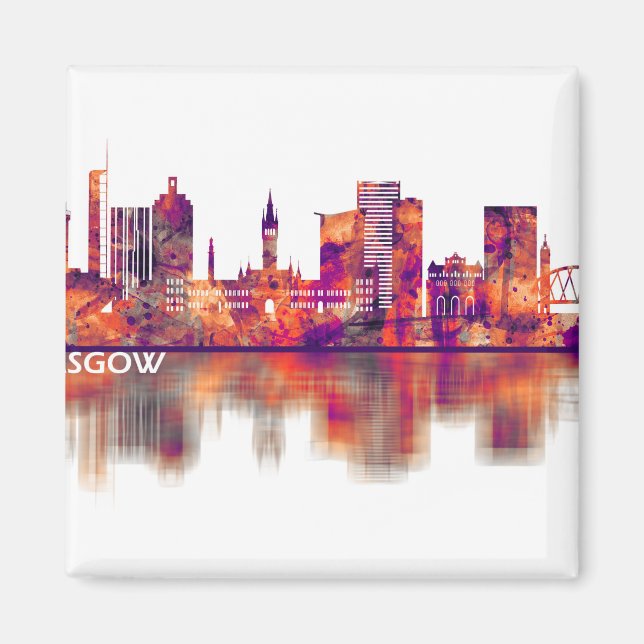 Glasgow Scotland Magnet (Vorne)