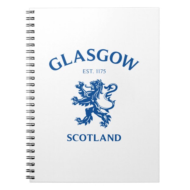 GLASGOW, SCOTLAND NOTIZBLOCK (Vorderseite)