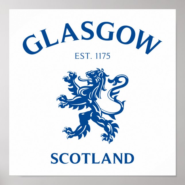 GLASGOW, SCOTLAND POSTER (Vorne)