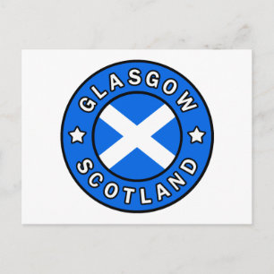 Glasgow Scotland Postkarte