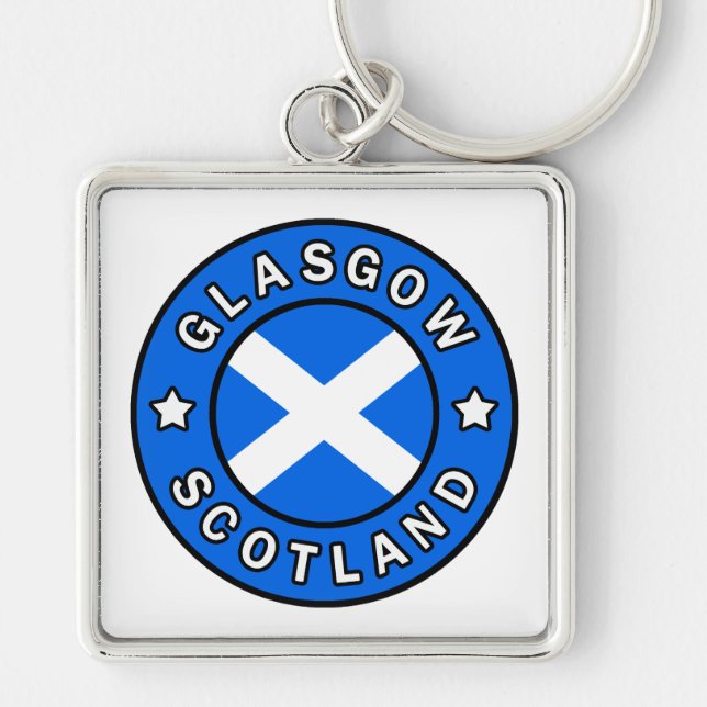 Glasgow Scotland Schlüsselanhänger (Vorne)