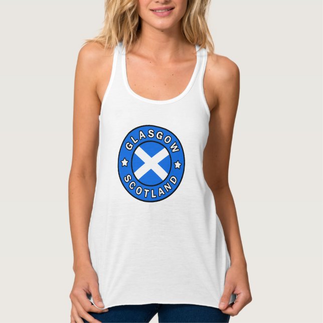 Glasgow Scotland Tank Top (Vorderseite)
