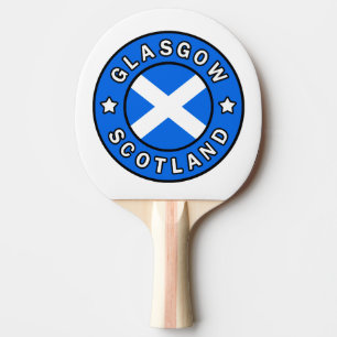 Glasgow Scotland Tischtennis Schläger