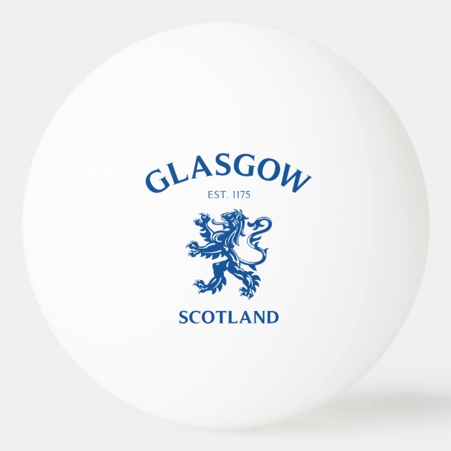 GLASGOW, SCOTLAND TISCHTENNISBALL (Vorderseite)