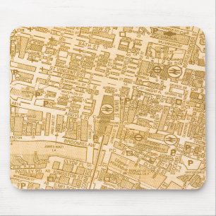 Glasgow Stadtplan-Mauspad Mousepad