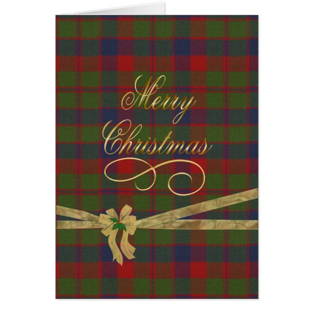 Glasgow Tartan Merry Christmas (Vorne)