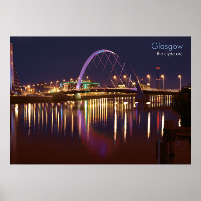 Glasgow - The Clyde Arc Poster (Vorne)