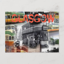 Glasgow Trams Postkarte