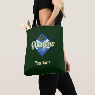 Glasgow UK City Scotland Retro Bagpipe Vintag