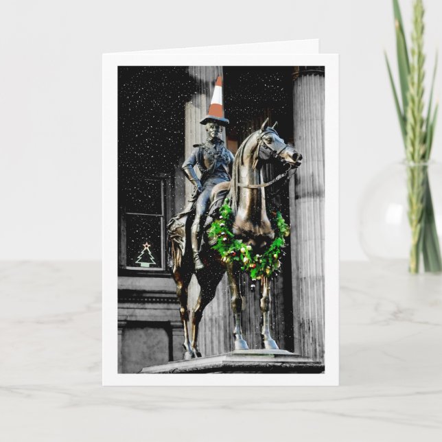 Glasgow-Weihnachten Karte (Vorderseite)