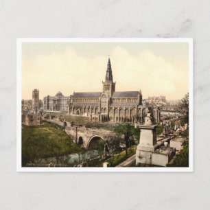 Glasgower Kathedrale, Glasgow, Schottland Postkarte