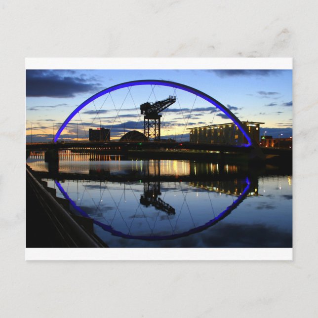 Glasgows "squinty bridge", Allan Topen Fotografy Postkarte (Vorderseite)