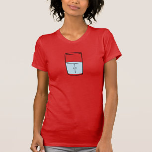 Glashalbvolles - Optimismus T-Shirt