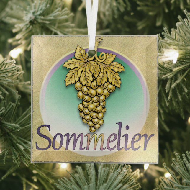 Glashornament Sommelier Symbol Ornament Aus Glas (Insitu)