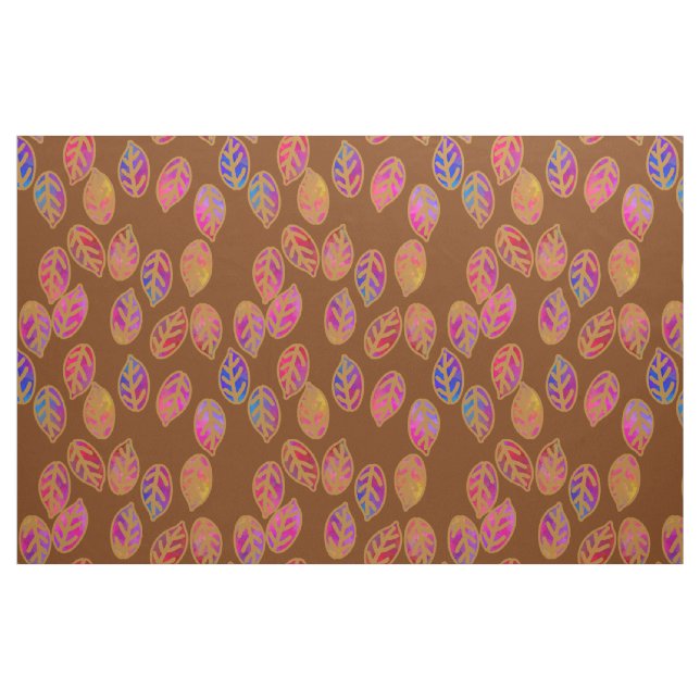 Glasierte Blätter im Schlamm Stoff (Fat Quarter (45,7 x 55,9 cm))
