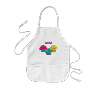Glasierte Cupcakes Regenbogen-Sprinkles Whimsical Kinderschürze