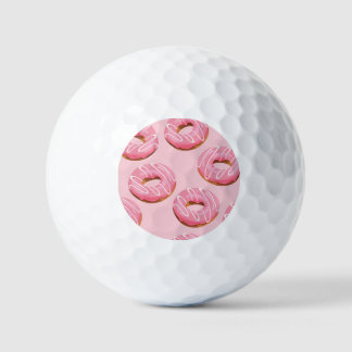 Glasierte Donuts Nahtloser Hintergrund Golfball