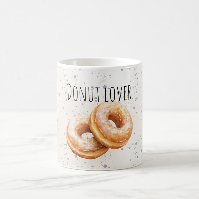 Glasierte Donuts Süße Leckereien Kaffeetasse (Mittel)