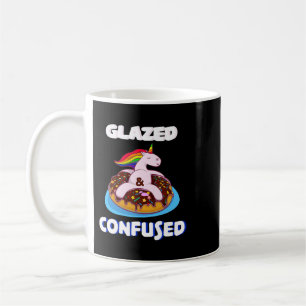 Glasierte und verwirrte Donut Kaffeetasse