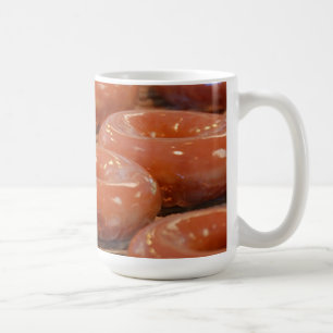 glasig-glänzende Schaumgummiring-Tasse Kaffeetasse