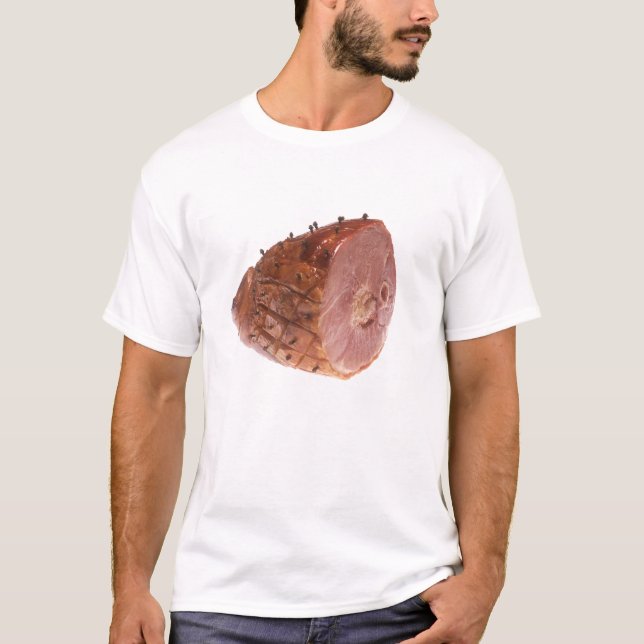 Glasig-glänzender Schinken T-Shirt (Vorderseite)