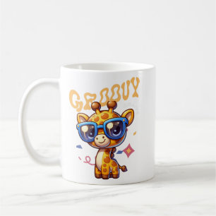 Glasiger Hund Süße Charakter Kunst Kaffeetasse
