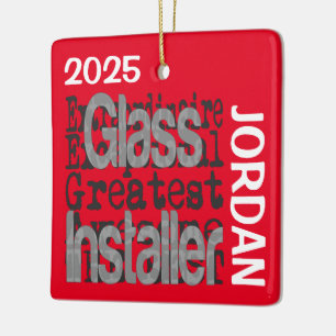 Glasinstallateur Extraordinaire CUSTOM Keramikornament