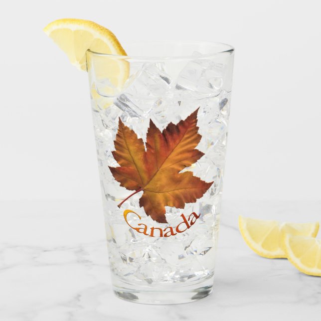 Glaskanada Ahornblatt-Gläser Kanadas Glas (Vorderseite Ice)