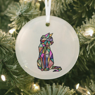 Glaskatze Ornament Aus Glas