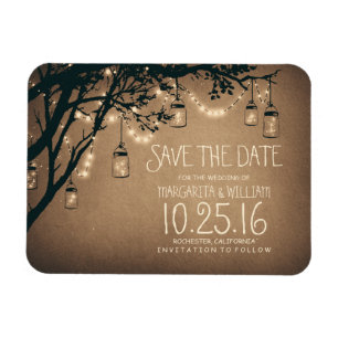 Glaskeramikgläser Save the Date Magnet